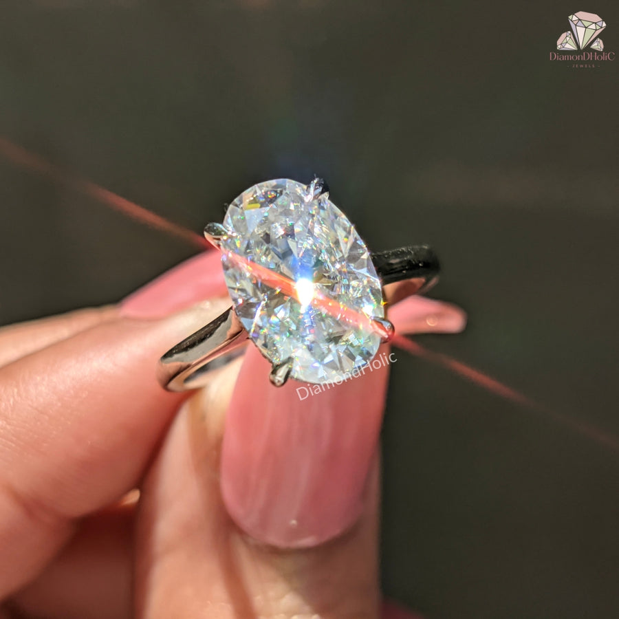 Moissanite Engagement Ring