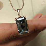 diamond engagement necklace