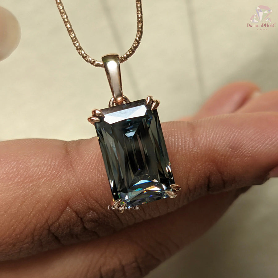 diamond engagement necklace