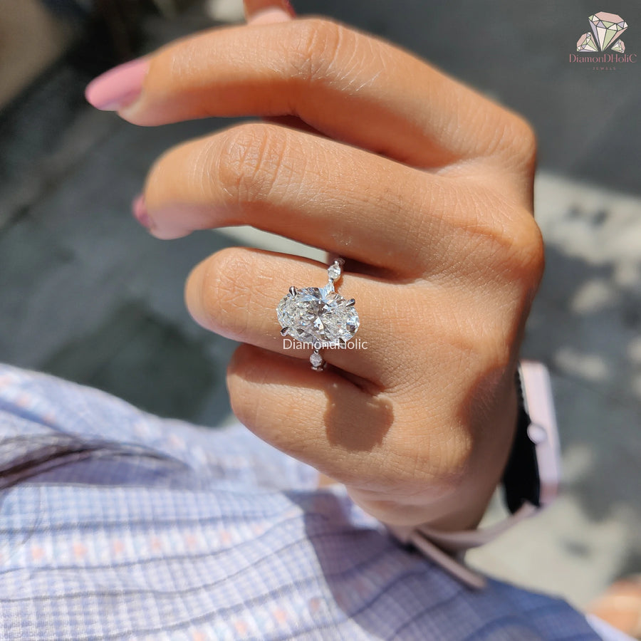 white gold engagement ring