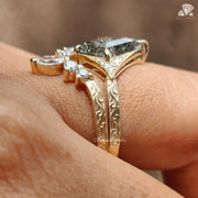 filigree wedding bands for women