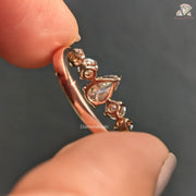 five stone diamond ring