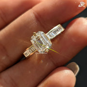 gold diamond engagement ring​