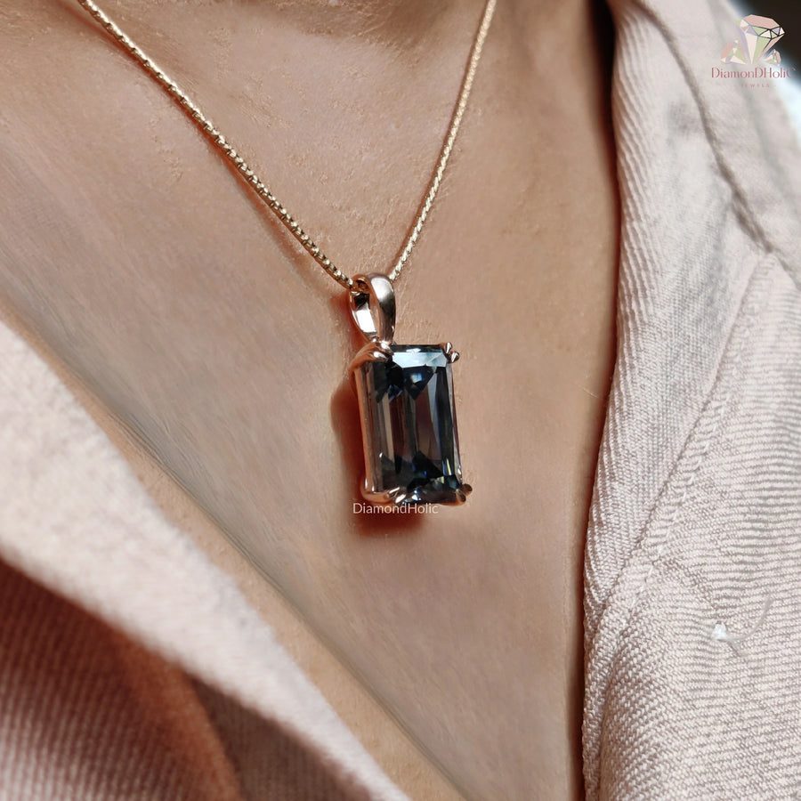 gray diamond necklace