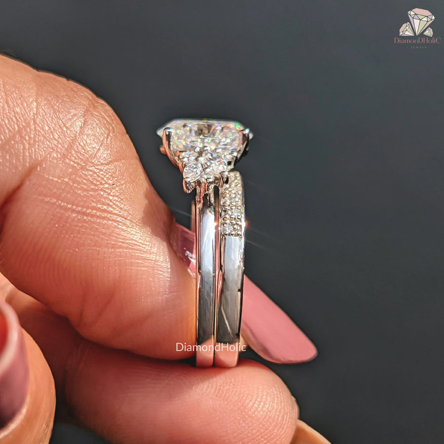 half eternity wedding band | diamond half eternity band