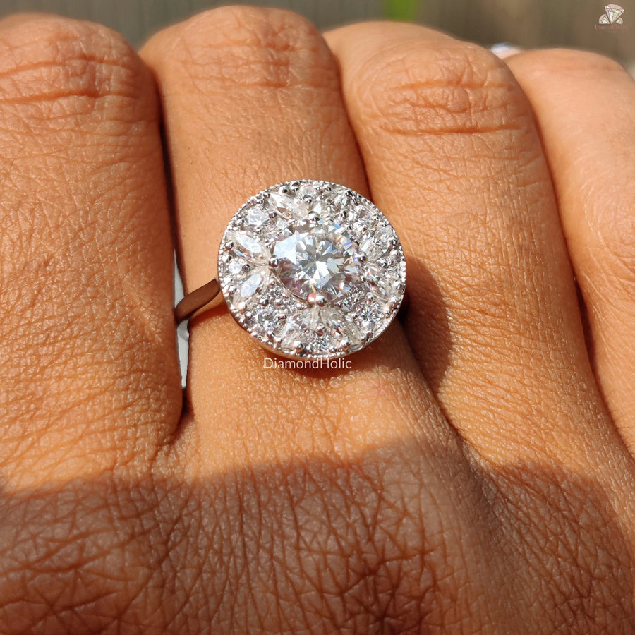 Halo Diamond Ring