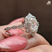 halo engagement rings