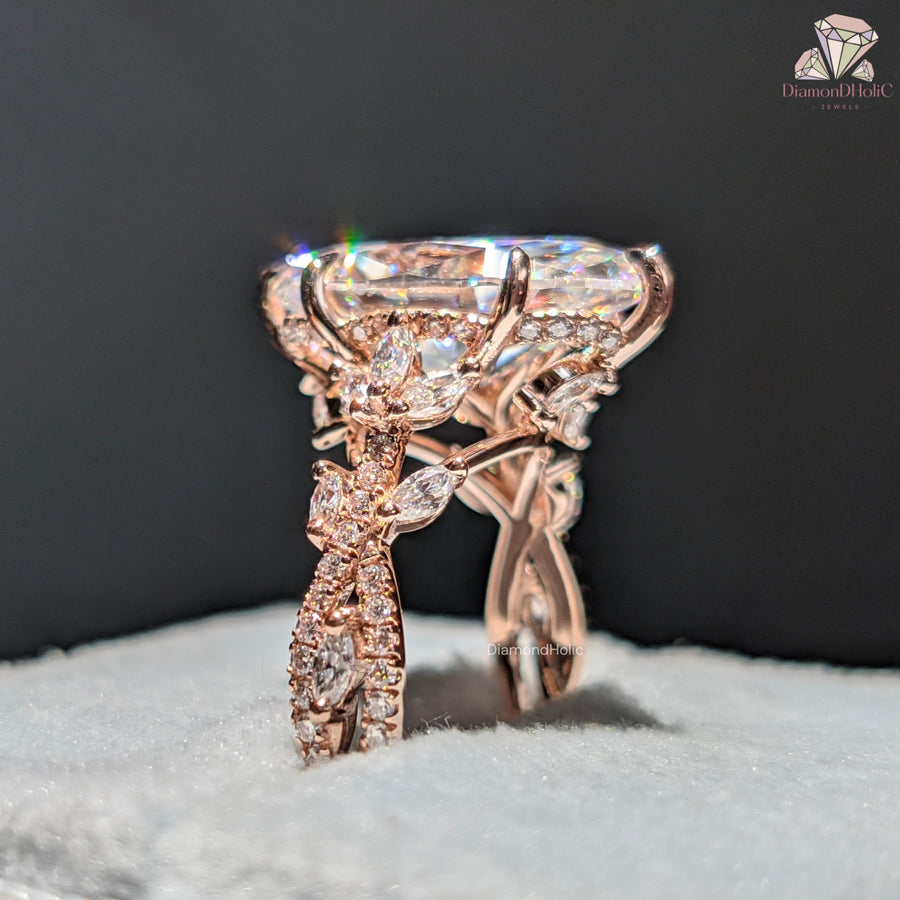 hidden halo diamond ring
