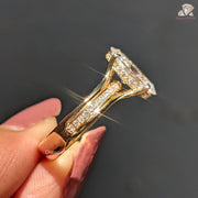 hidden halo engagement ring | hidden halo rings | halo ring
