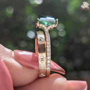 hidden halo engagement ring