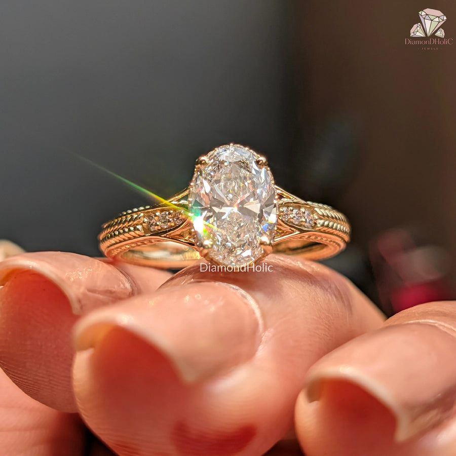 lab grown diamond rings