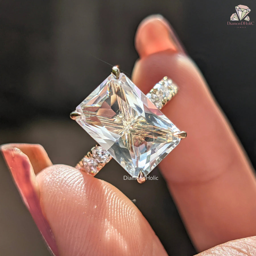 lab created sapphire ring