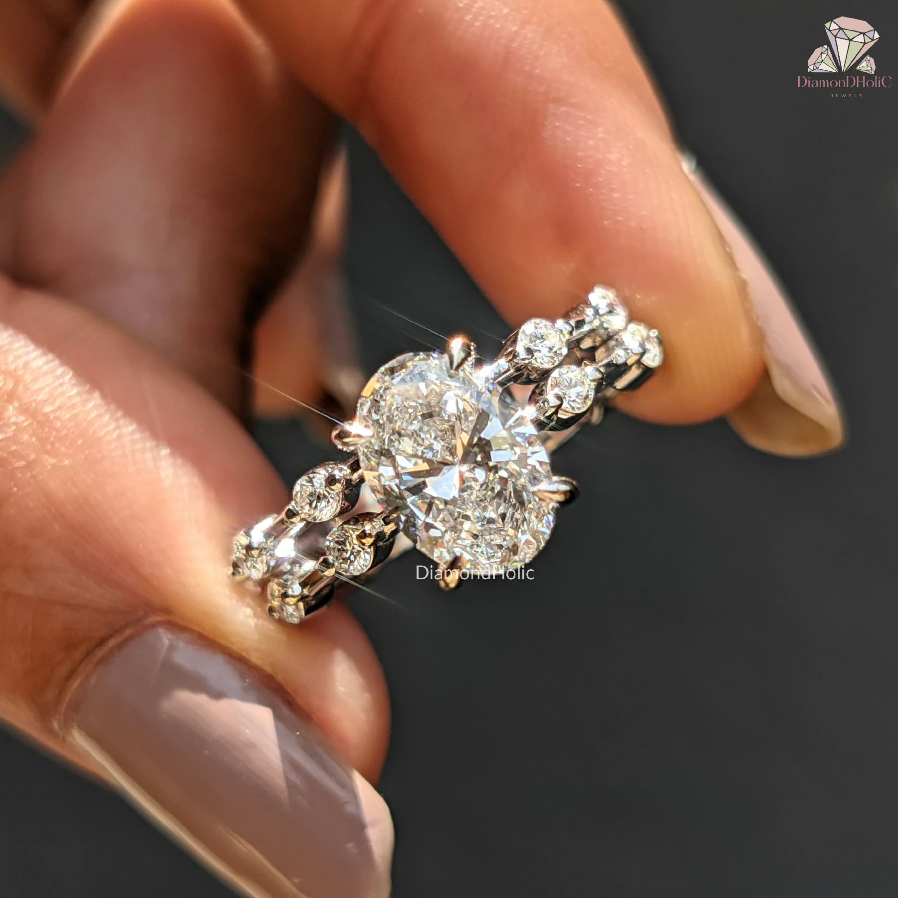 lab grown diamond rings