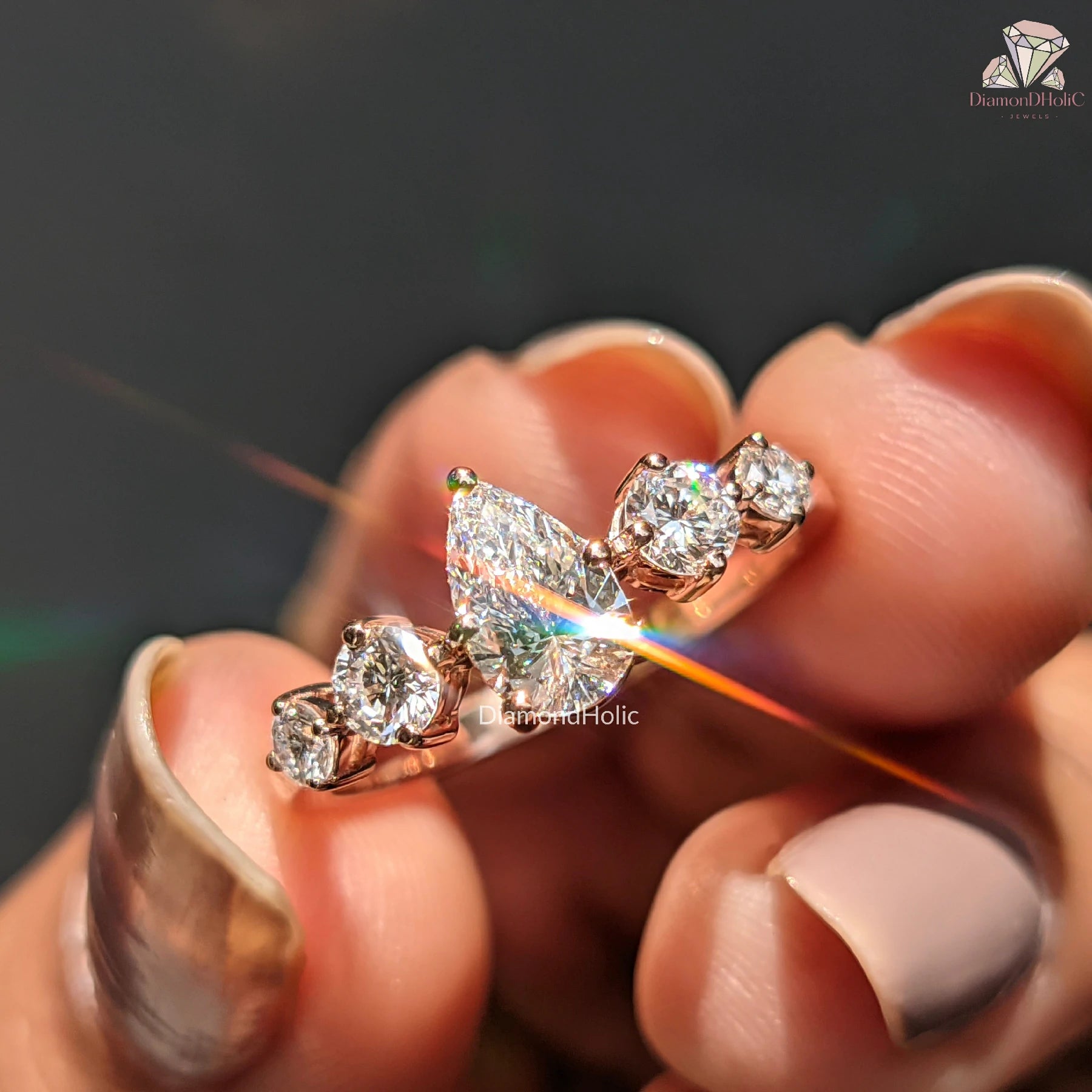 lab grown diamond ring