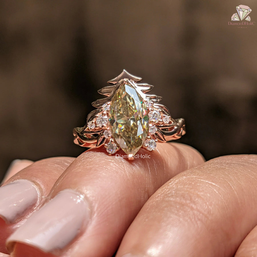 marquise cut diamond ring
