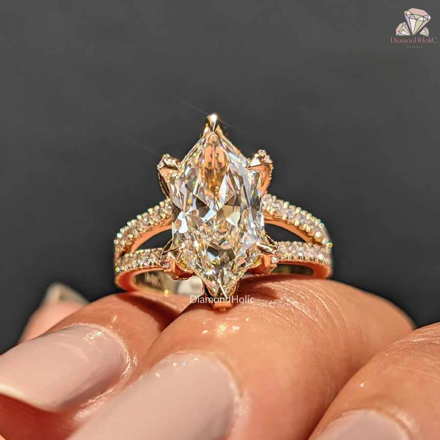 marquise cut diamond ring