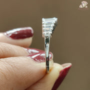 Moissanite Wedding Band