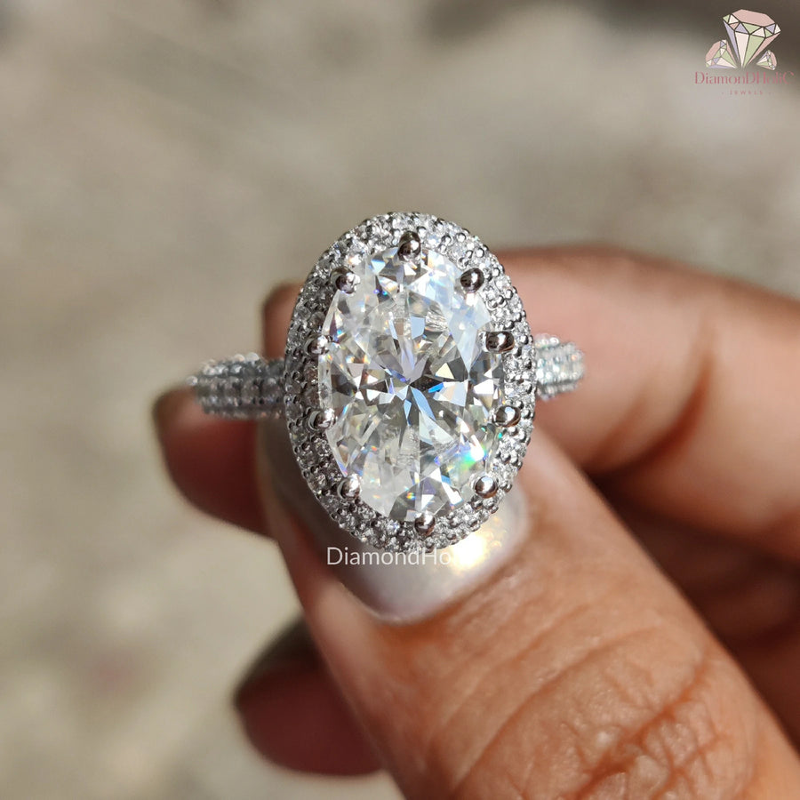 moissanite diamond rings