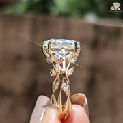 moissanite diamond ring