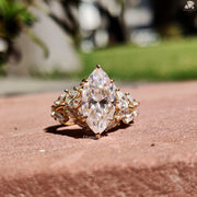 moissanite diamond ring