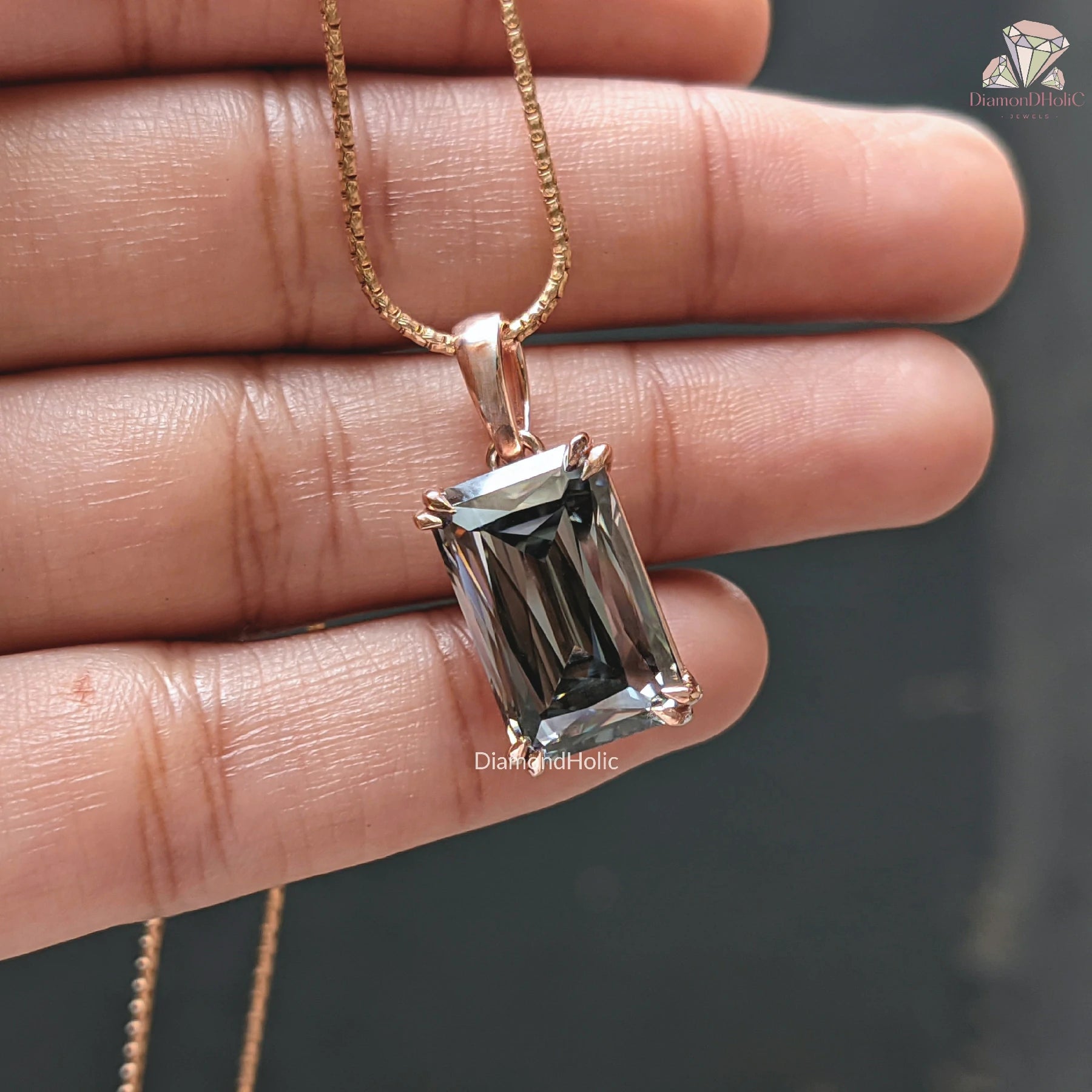 moissanite diamond pendant | moissanite pendant