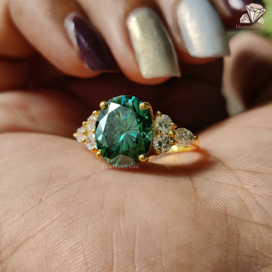oval cut diamond ring