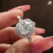 moissanite diamond ring