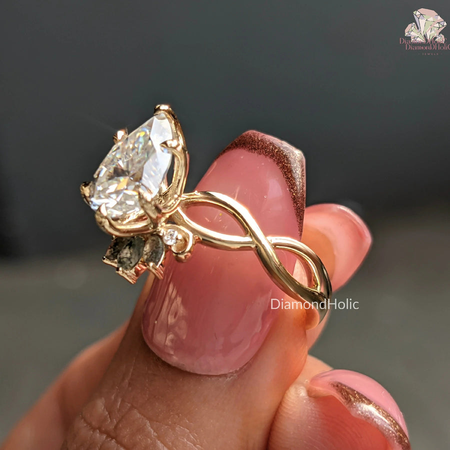 moss agate ring