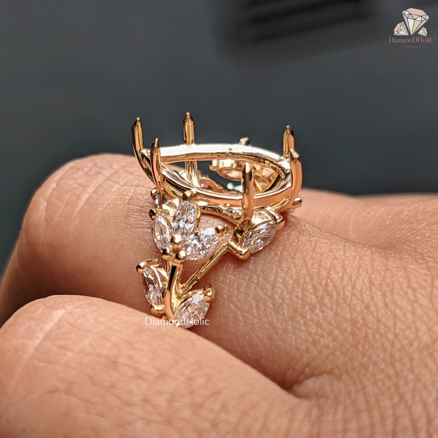 nature inspired wedding rings
