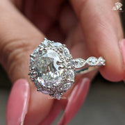 old european cut diamond ring