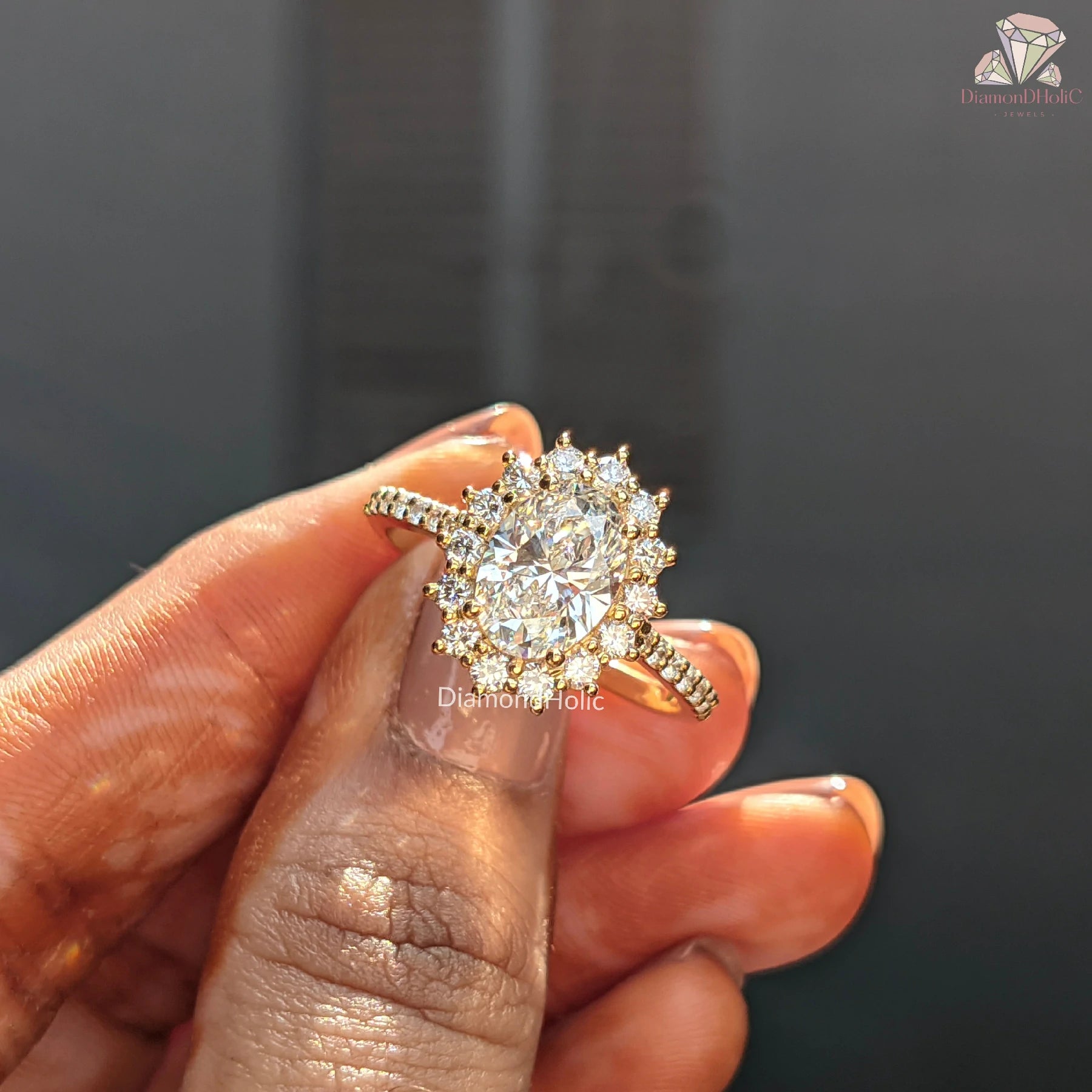 Oval Cut Diamond Ring