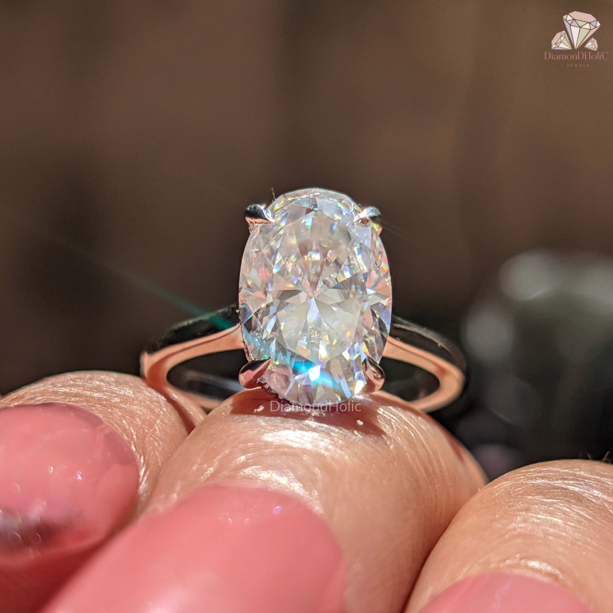 Oval Cut Diamond Ring