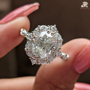 oval diamond ring