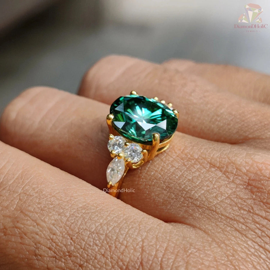 engagement ring oval cut diamond
