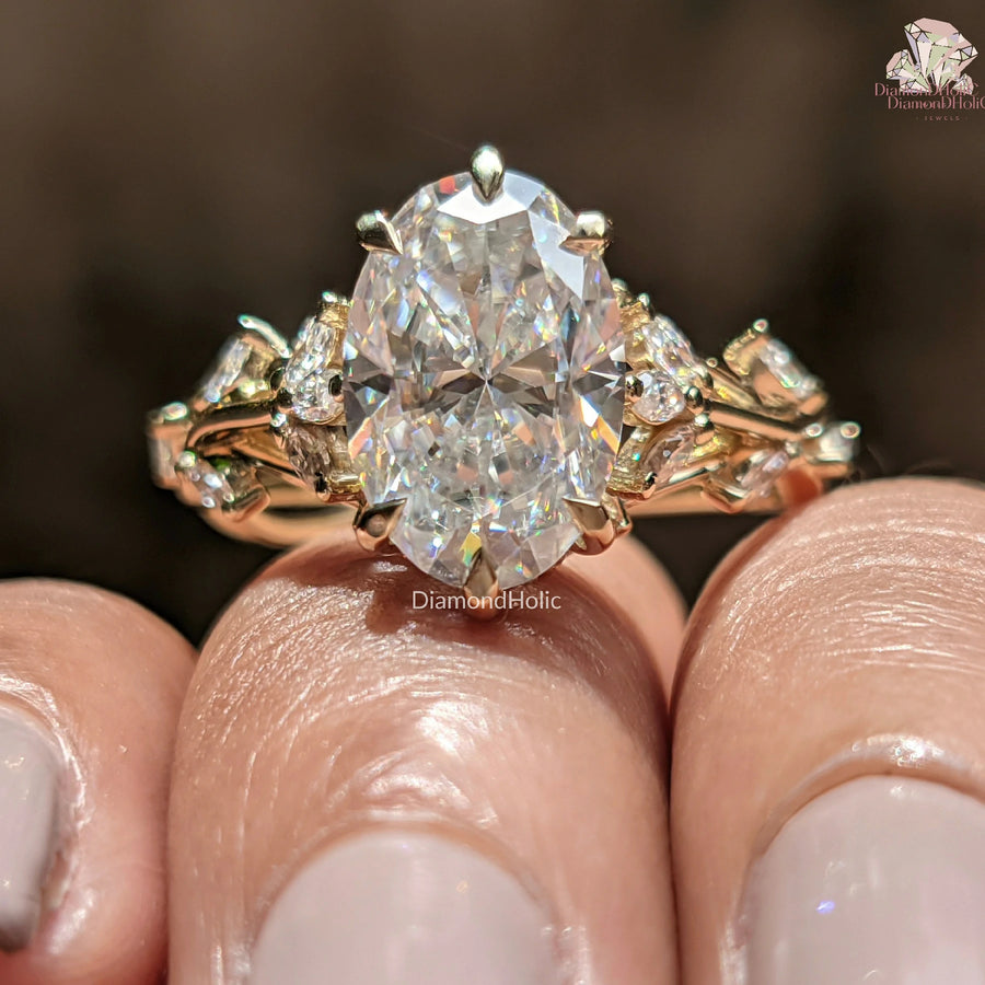 oval cut diamond ring