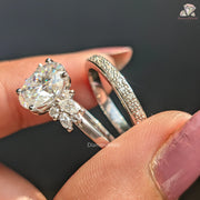 moissanite diamond ring