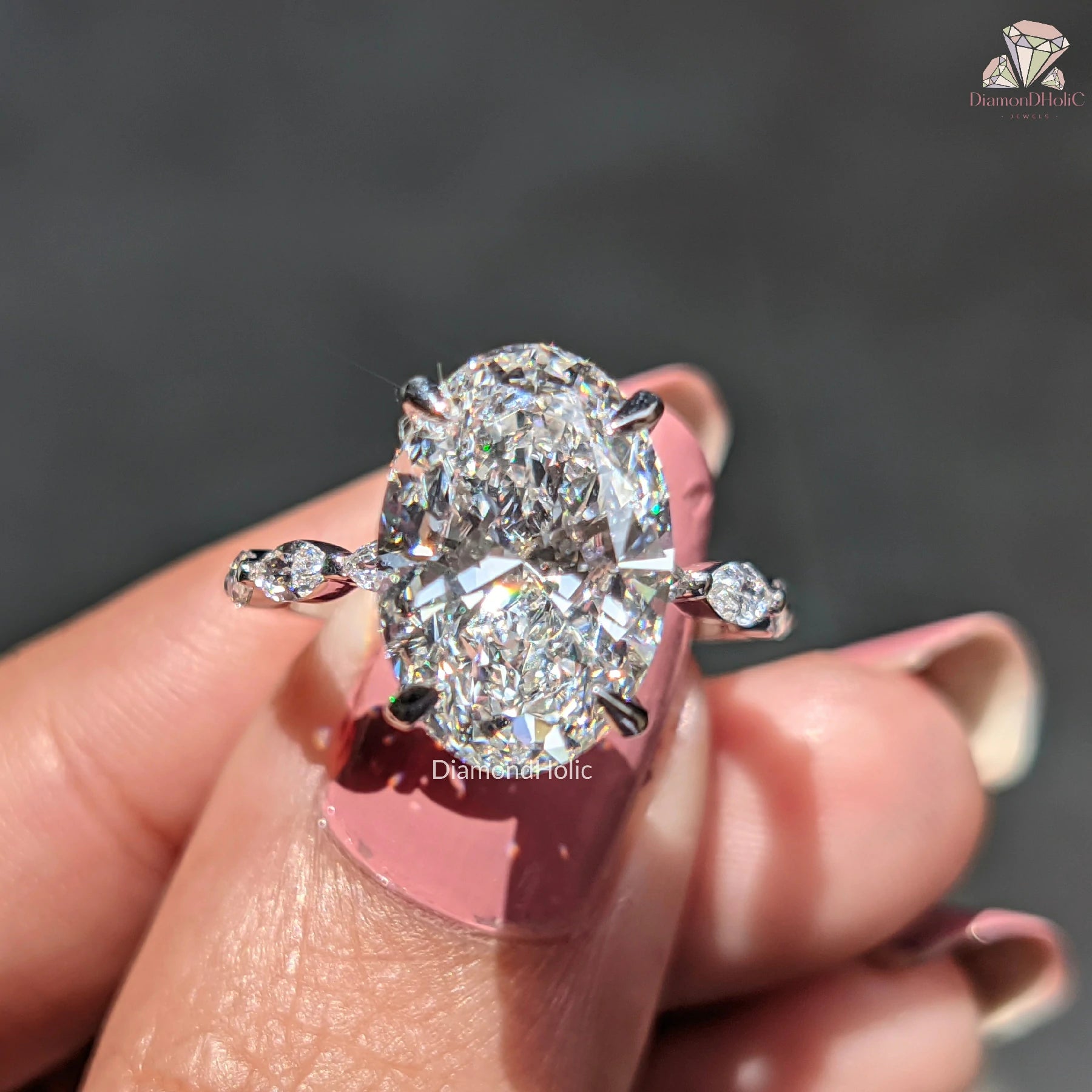 oval ring | oval cut diamond ring