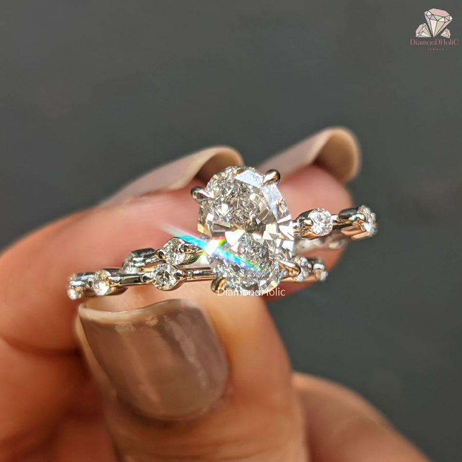 oval diamond ring