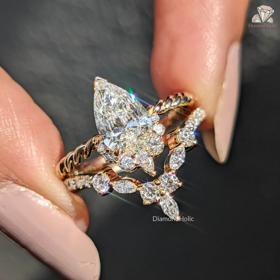 pear shaped engagement ring