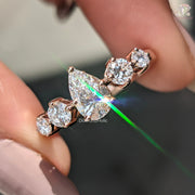 pear shaped diamond ring