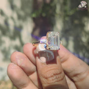 Luxury Moissanite Engagement Ring
