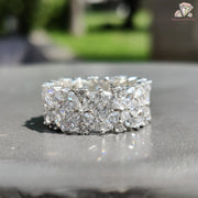 princess cut diamond band