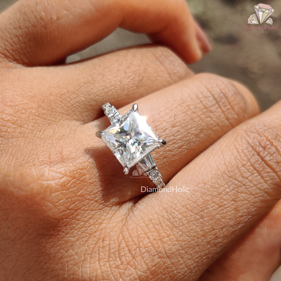 princess cut diamond ring