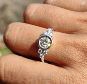 Love in Circles | Round Cut Magic | Unique Moissanite

