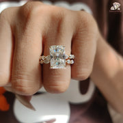moissanite diamond ring