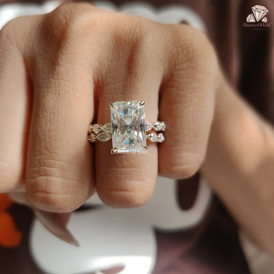 moissanite diamond ring