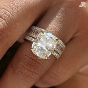 yellow gold ring set