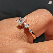 rose gold engagement rings for women
