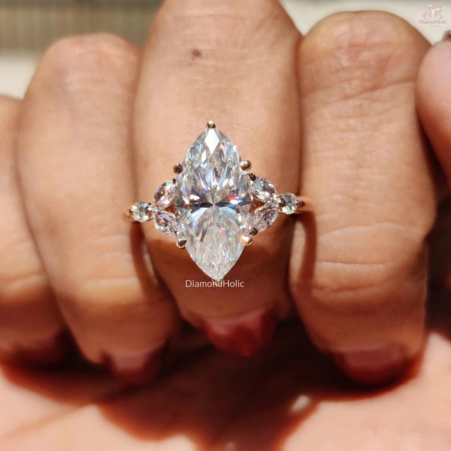 rose gold ring for women