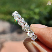 Eternity Diamond Ring | Moissanite for Her | Round Cut Beauty

